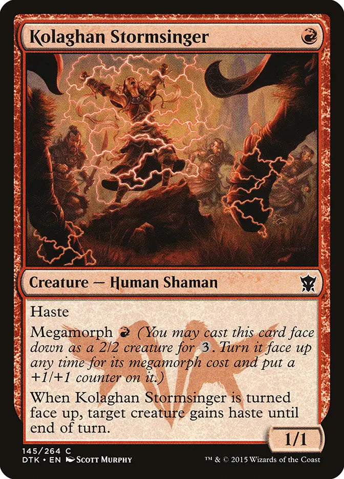 Kolaghan Stormsinger Dragons of Tarkir