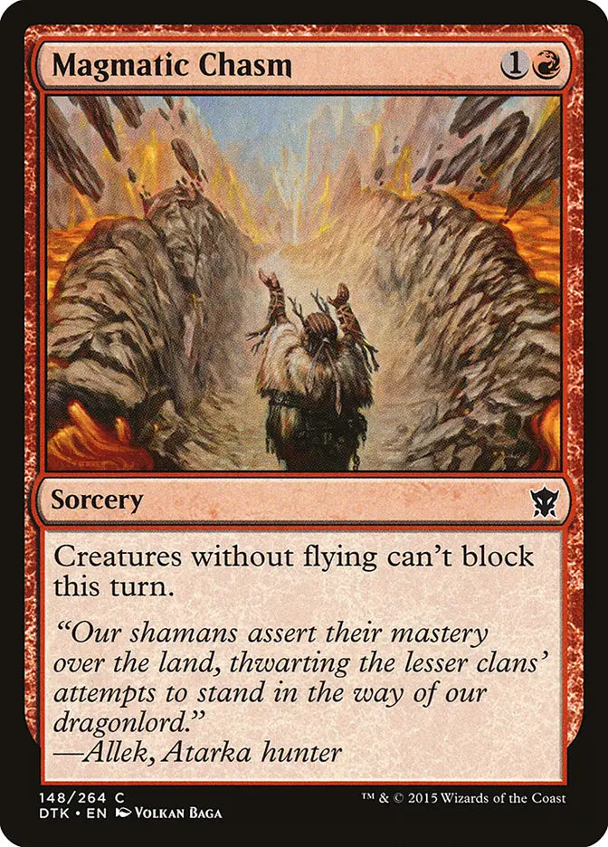 Magmatic Chasm Dragons of Tarkir