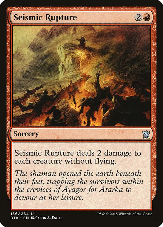 Seismic Rupture Dragons of Tarkir