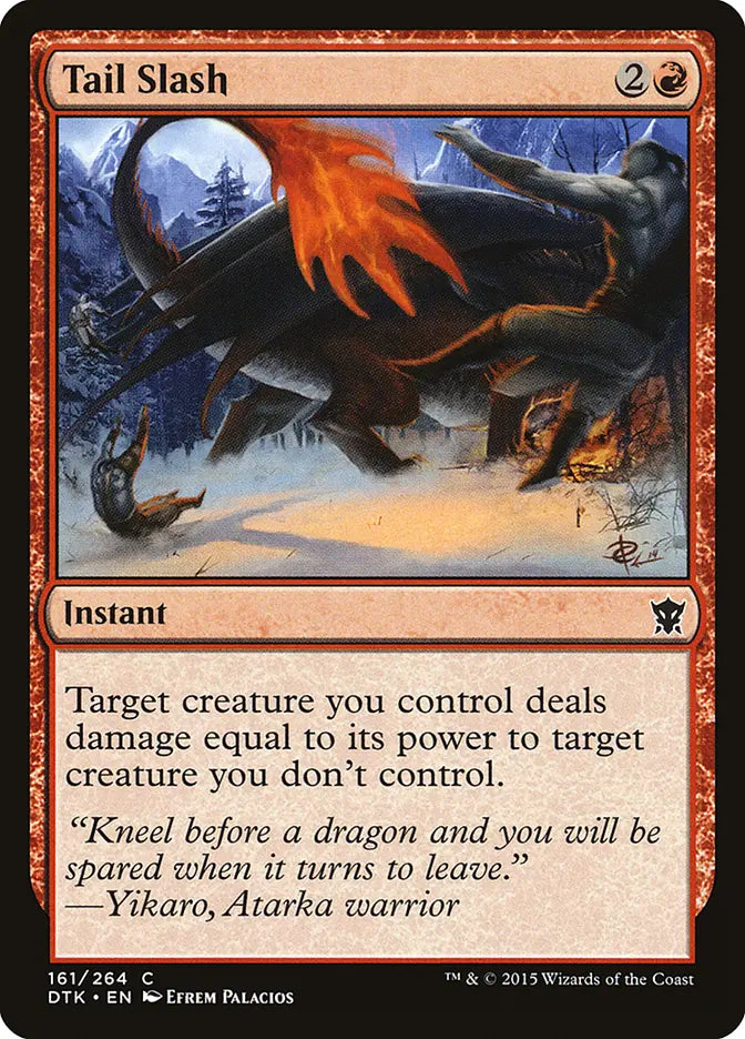 Tail Slash Dragons of Tarkir
