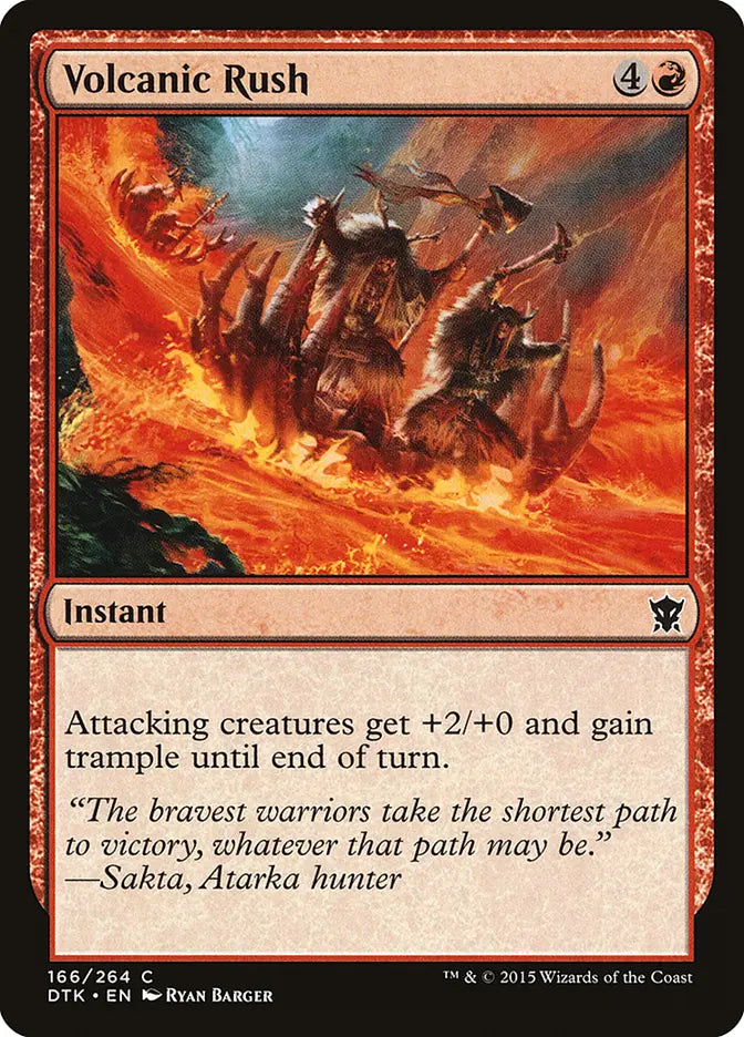 Volcanic Rush Dragons of Tarkir