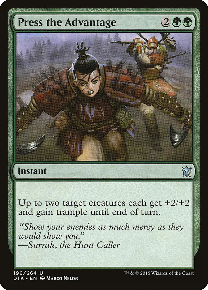 Press the Advantage Dragons of Tarkir
