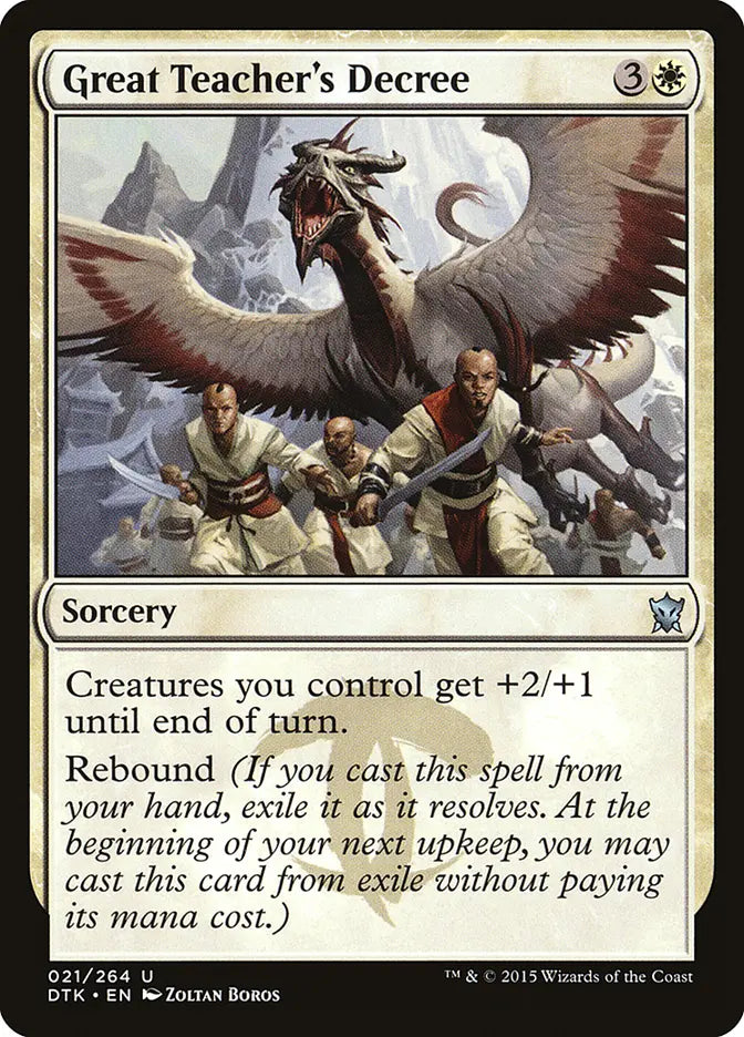 Great Teacher's Decree Dragons of Tarkir