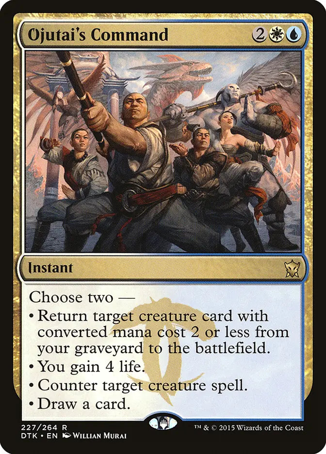 Ojutai's Command Dragons of Tarkir