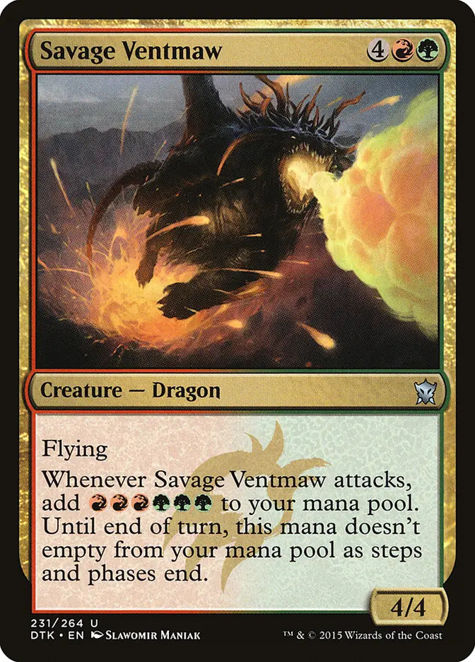 Savage Ventmaw Dragons of Tarkir