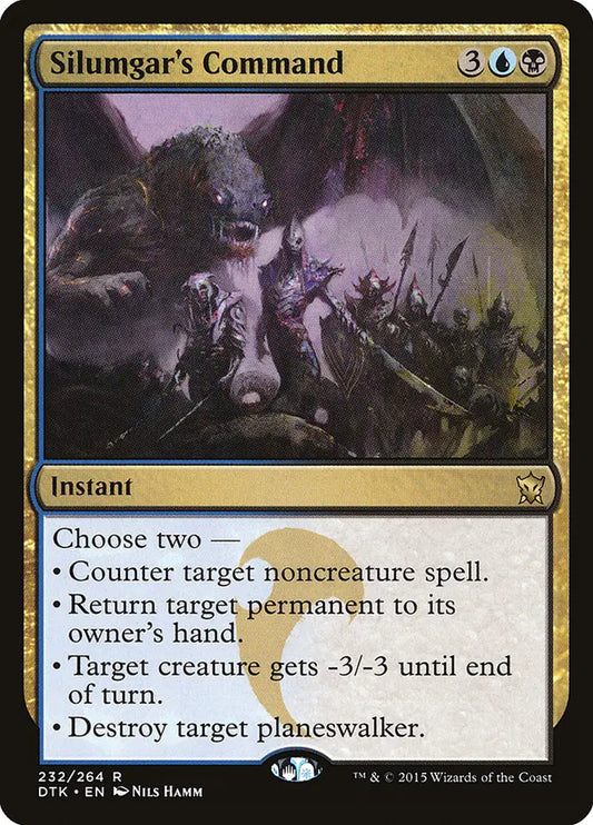 Silumgar's Command Dragons of Tarkir