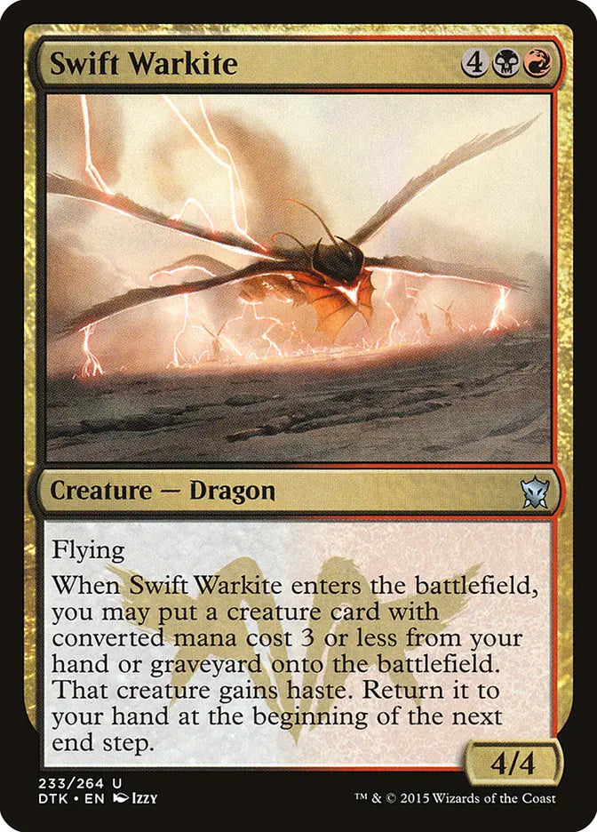 Swift Warkite Dragons of Tarkir
