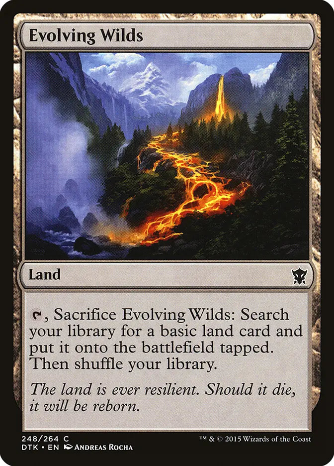 Evolving Wilds Dragons of Tarkir