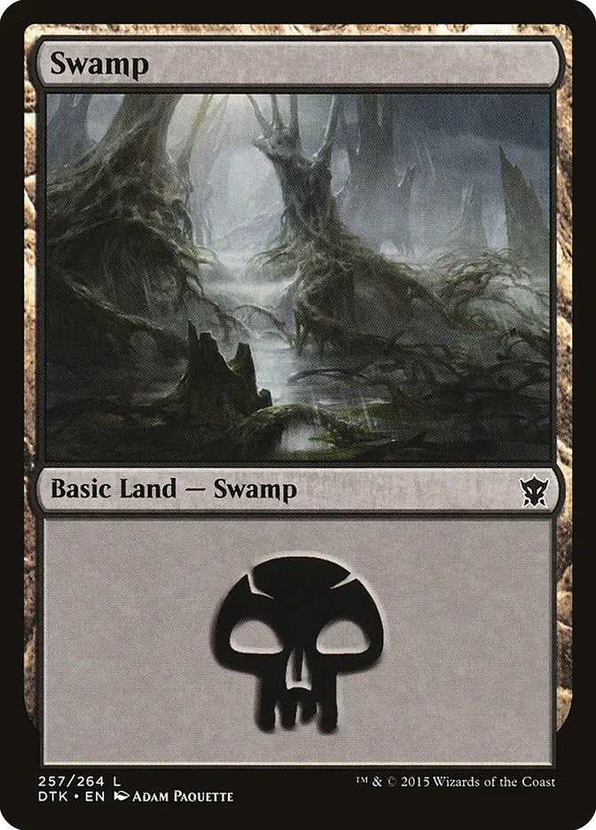 Swamp (257) Dragons of Tarkir