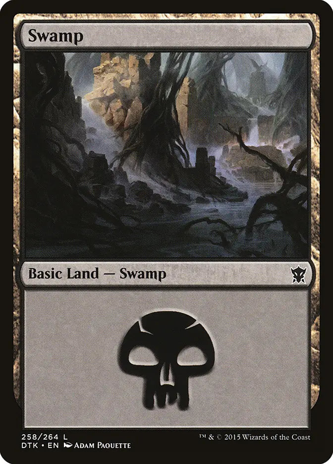 Swamp (258) Dragons of Tarkir