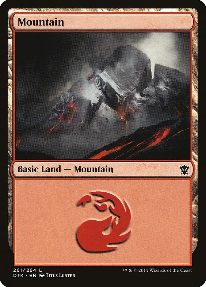 Mountain (261) Dragons of Tarkir