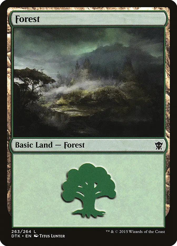 Forest (263) Dragons of Tarkir