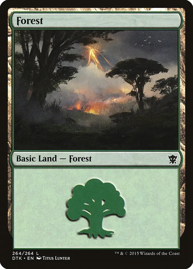 Forest (264) Dragons of Tarkir