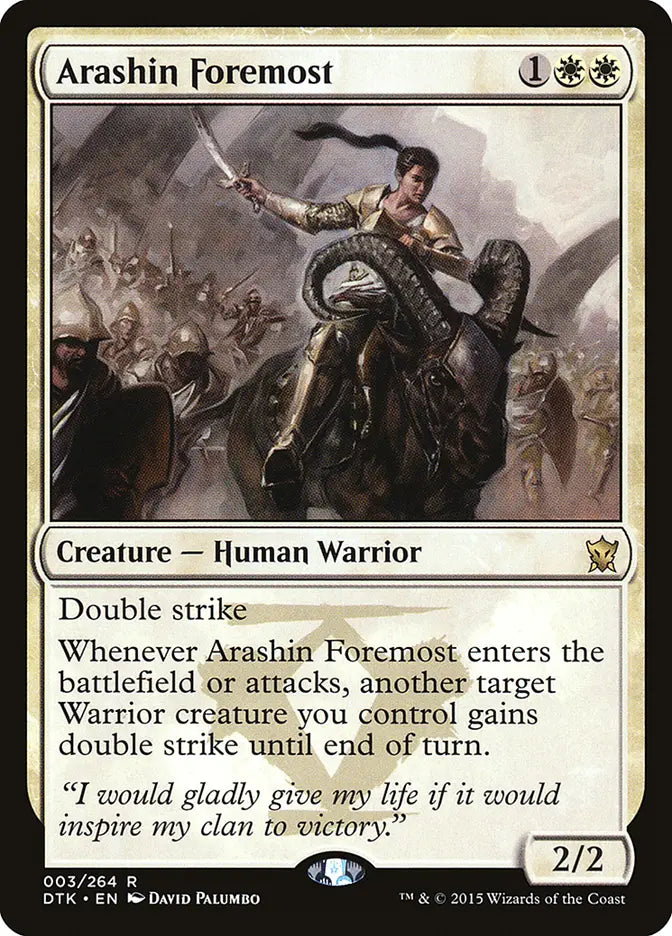 Arashin Foremost Dragons of Tarkir