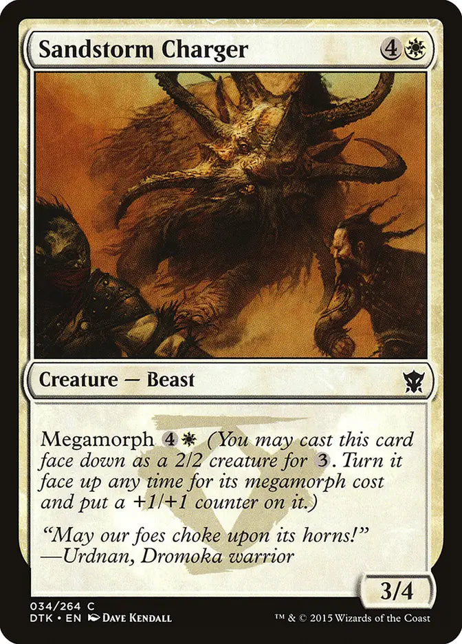 Sandstorm Charger Dragons of Tarkir