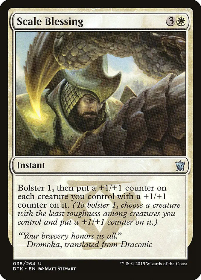 Scale Blessing Dragons of Tarkir