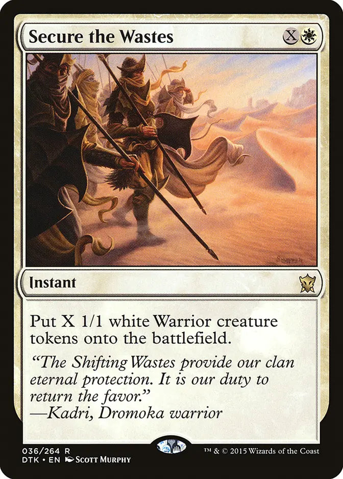 Secure the Wastes Dragons of Tarkir