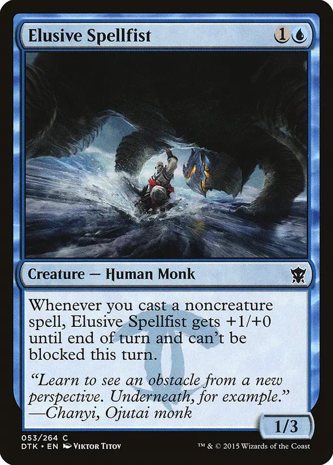 Elusive Spellfist Dragons of Tarkir