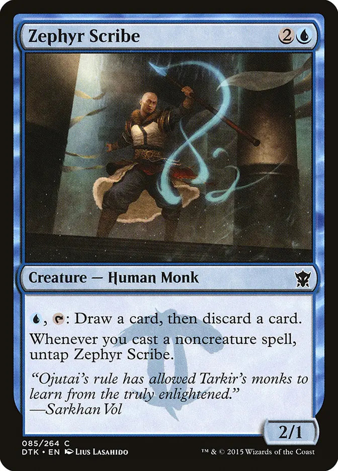 Zephyr Scribe Dragons of Tarkir