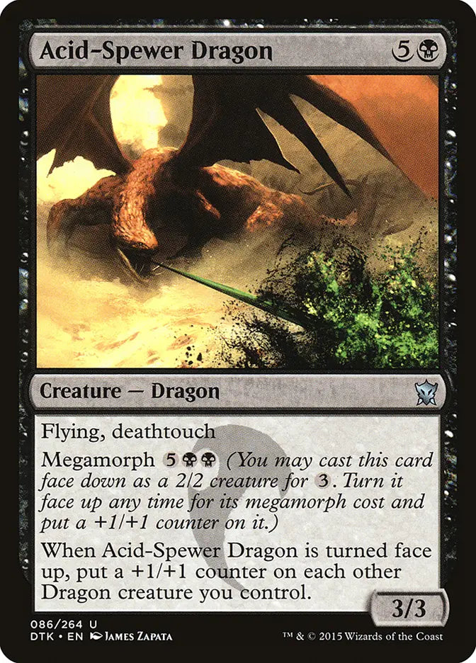 Acid-Spewer Dragon Dragons of Tarkir
