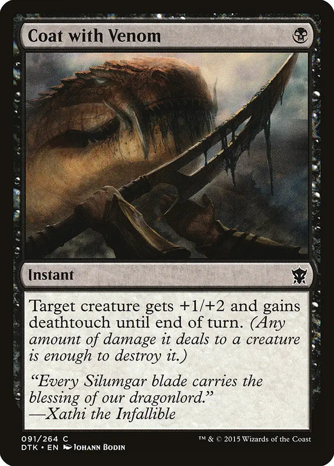 Coat with Venom Dragons of Tarkir