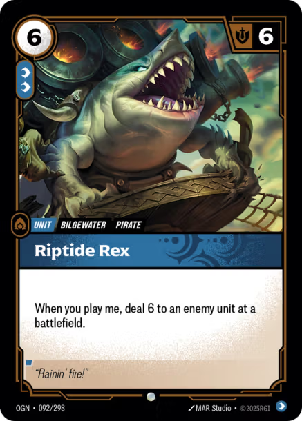 Riptide Rex Origins