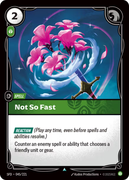 Not So Fast Spiritforged