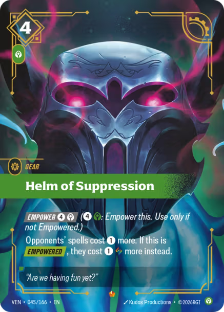 Helm of Suppression Vendetta
