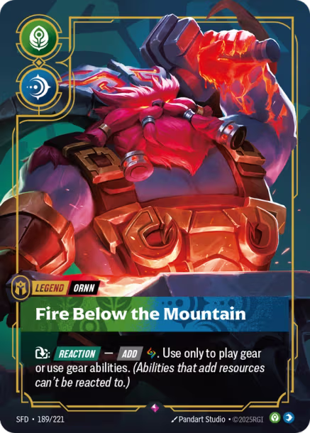 Ornn Fire Below the Mountain Spiritforged