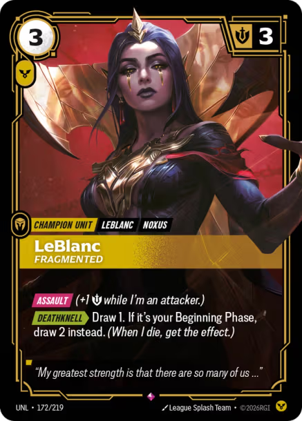 LeBlanc, Fragmented Unleashed
