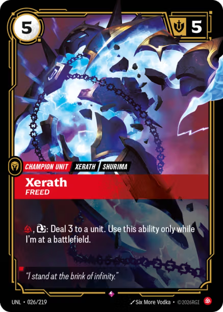 Xerath, Unleashed