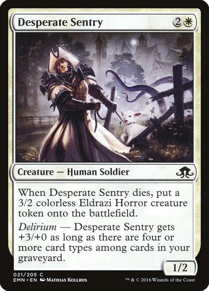 Desperate Sentry Eldritch Moon