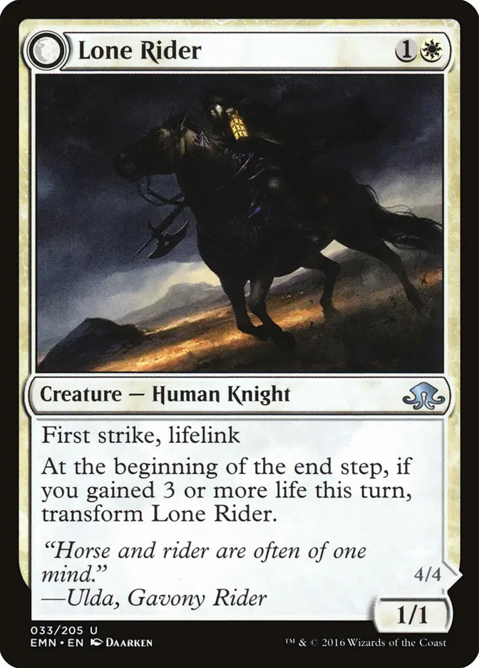Lone Rider Eldritch Moon