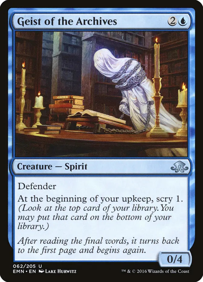 Geist of the Archives Eldritch Moon