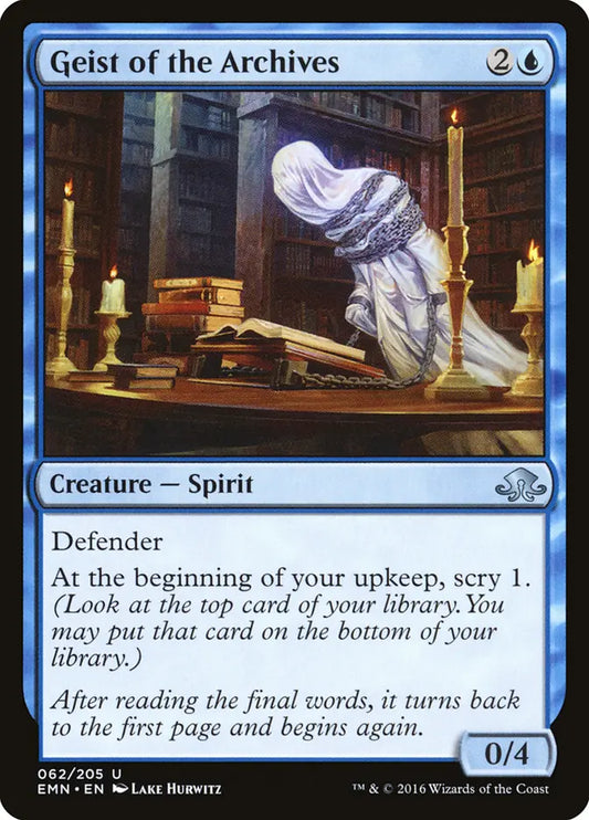Geist of the Archives Eldritch Moon