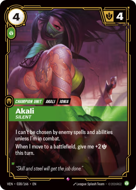 Akali, Silent Vendetta