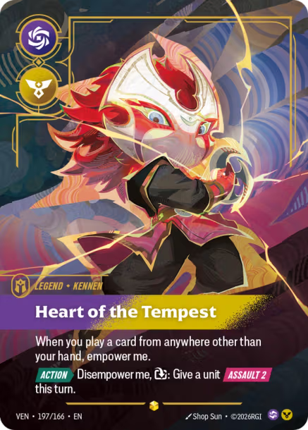 Heart of the Tempest Overnumbered 197/166 Vendetta