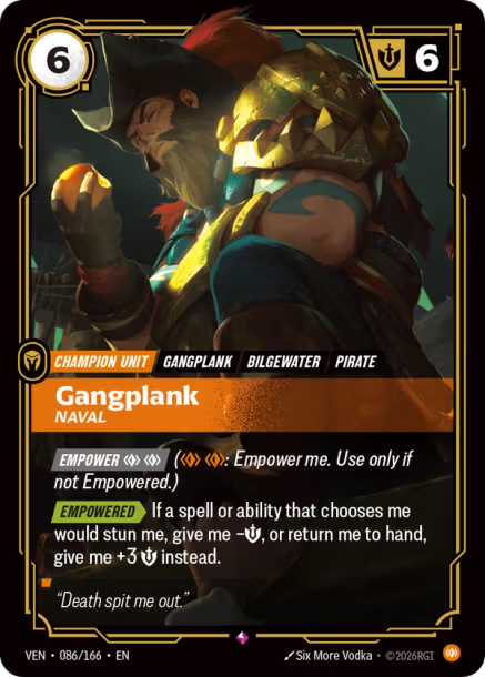 Gangplank, Naval Vendetta