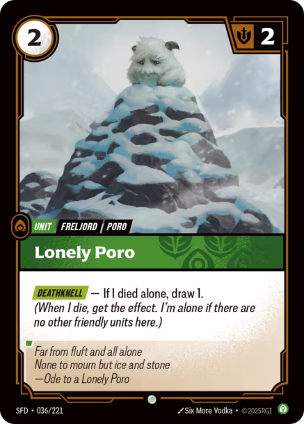 Lonely Poro Spiritforged