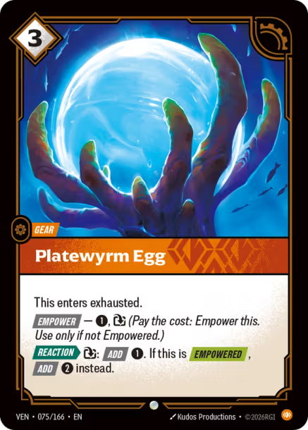 Platewyrm Egg FOIL Vendetta