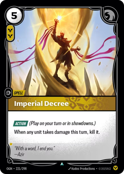 Imperial Decree Origins