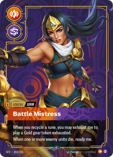 Sivir Battle Mistress Spiritforged