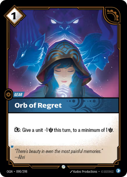 FOIL Orb of Regret Origins