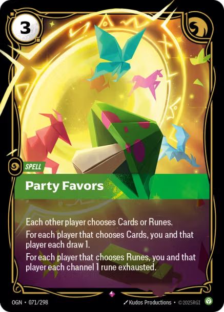 Party Favors Origins