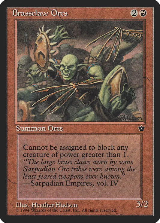 Brassclaw Orcs (Claws) Fallen Empires