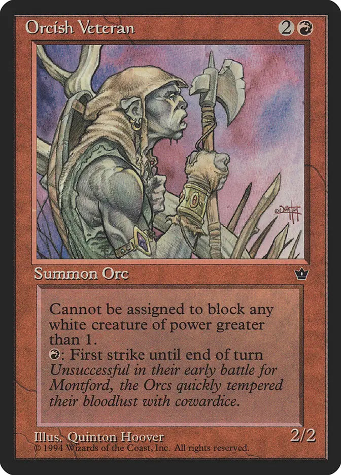 Orcish Veteran (Hoover) Fallen Empire