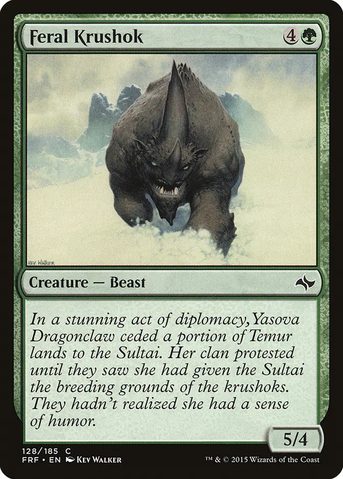Feral Krushok Fate Reforged