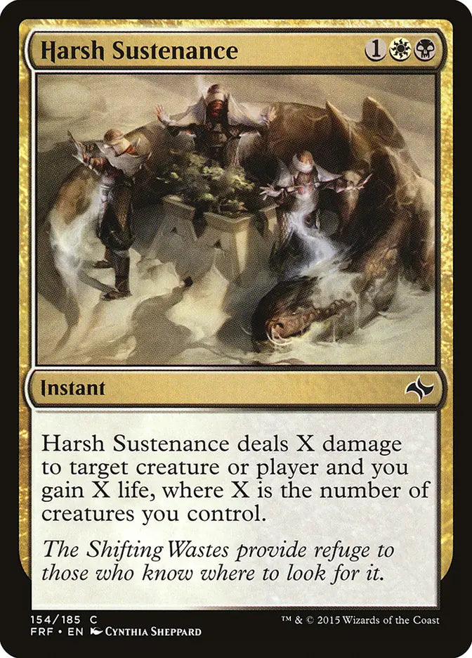 Harsh Sustenance Fate Reforged