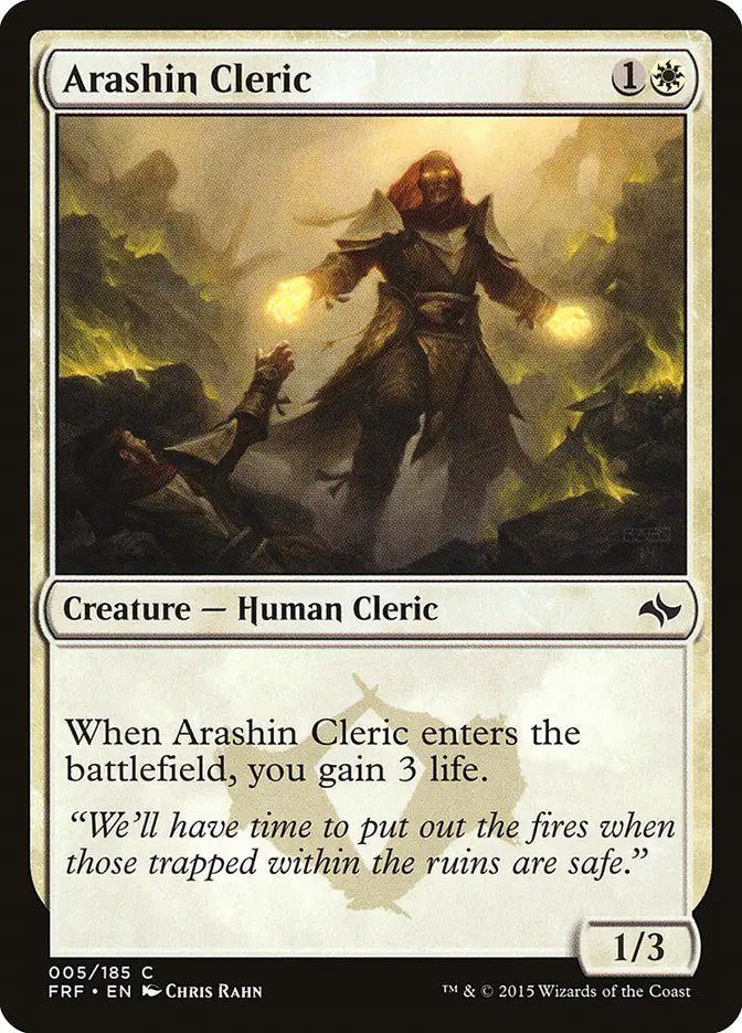 Arashin Cleric Fate Reforged
