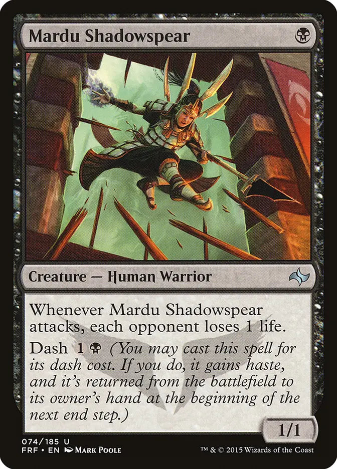 Mardu Shadowspear Fate Reforged